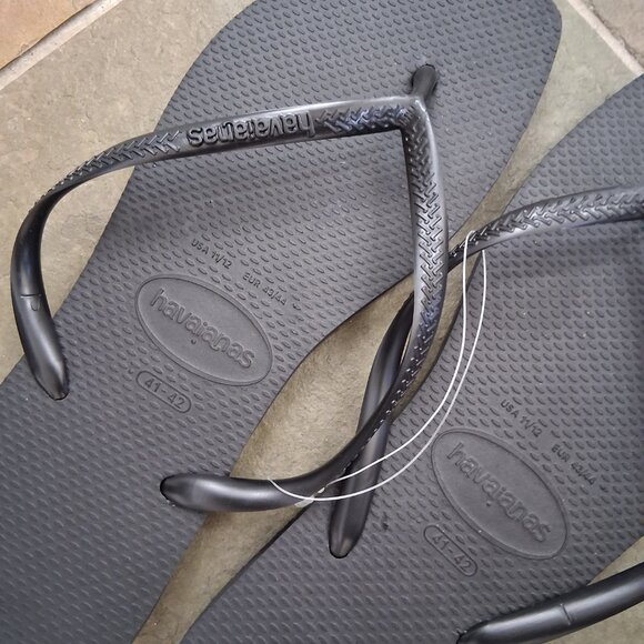 New Havaianas Black Unisex - Picture 2 of 4